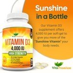 Maximum Strength Vitamin D3 4,000 IU Softgels