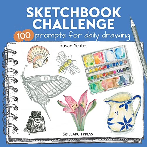 100 Daily Drawing Prompts for Sketchbook Challenge