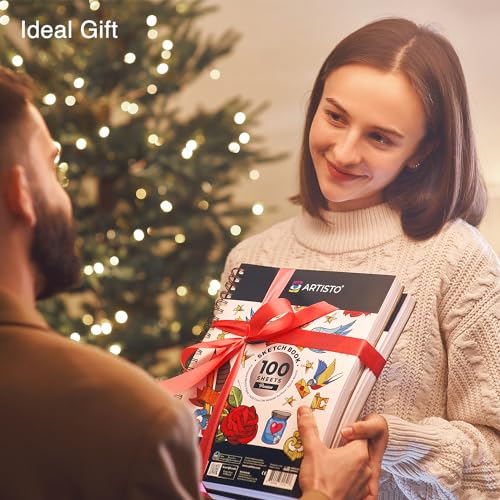 Premium Sketch Book Set - 9x12", Spiral Bound