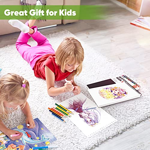 9x12 Sketchbook with 100 Acid-Free Sheets