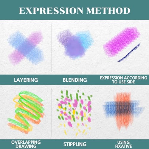 Soft Chalk Pastels with 64 Colors