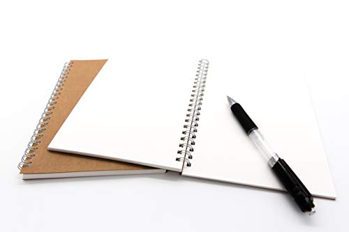 Black Spiral Sketchbook, 3-Pack, 100 Pages
