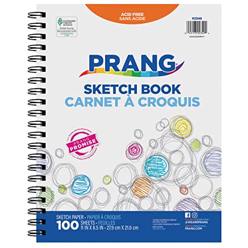 Prang Sketch Book, Lightweight, 11" x 8-1/2