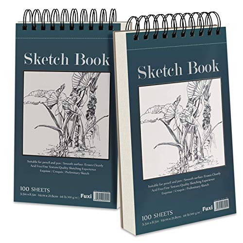 Top Spiral Sketchbook Set, 2 Packs