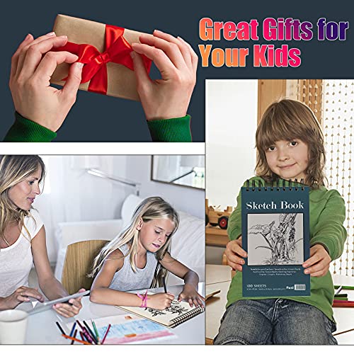 Top Spiral Sketchbook Set, 2 Packs