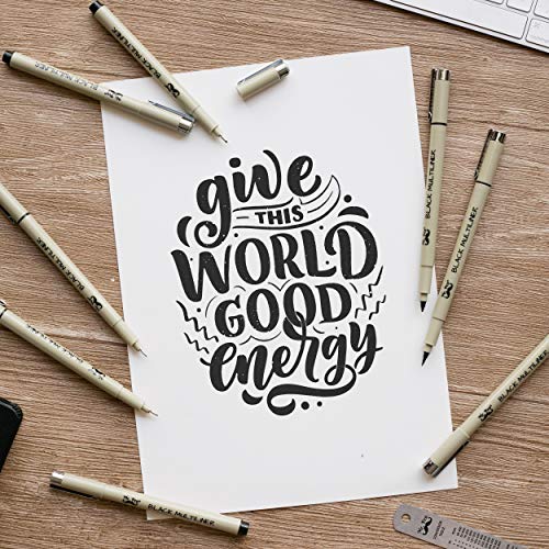 Mr. Pen Multiliner, Schwarz, 8 Stück