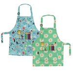 BeeGreen Kids Apron Set - Adjustable & Washable
