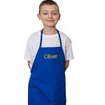 Personalized Kids' Embroidered Name Apron - Cute!