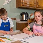 Personalized Kids' Embroidered Name Apron - Cute!