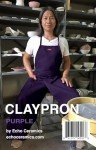Claypron Deep Purple Apron for Artists and Gardeners