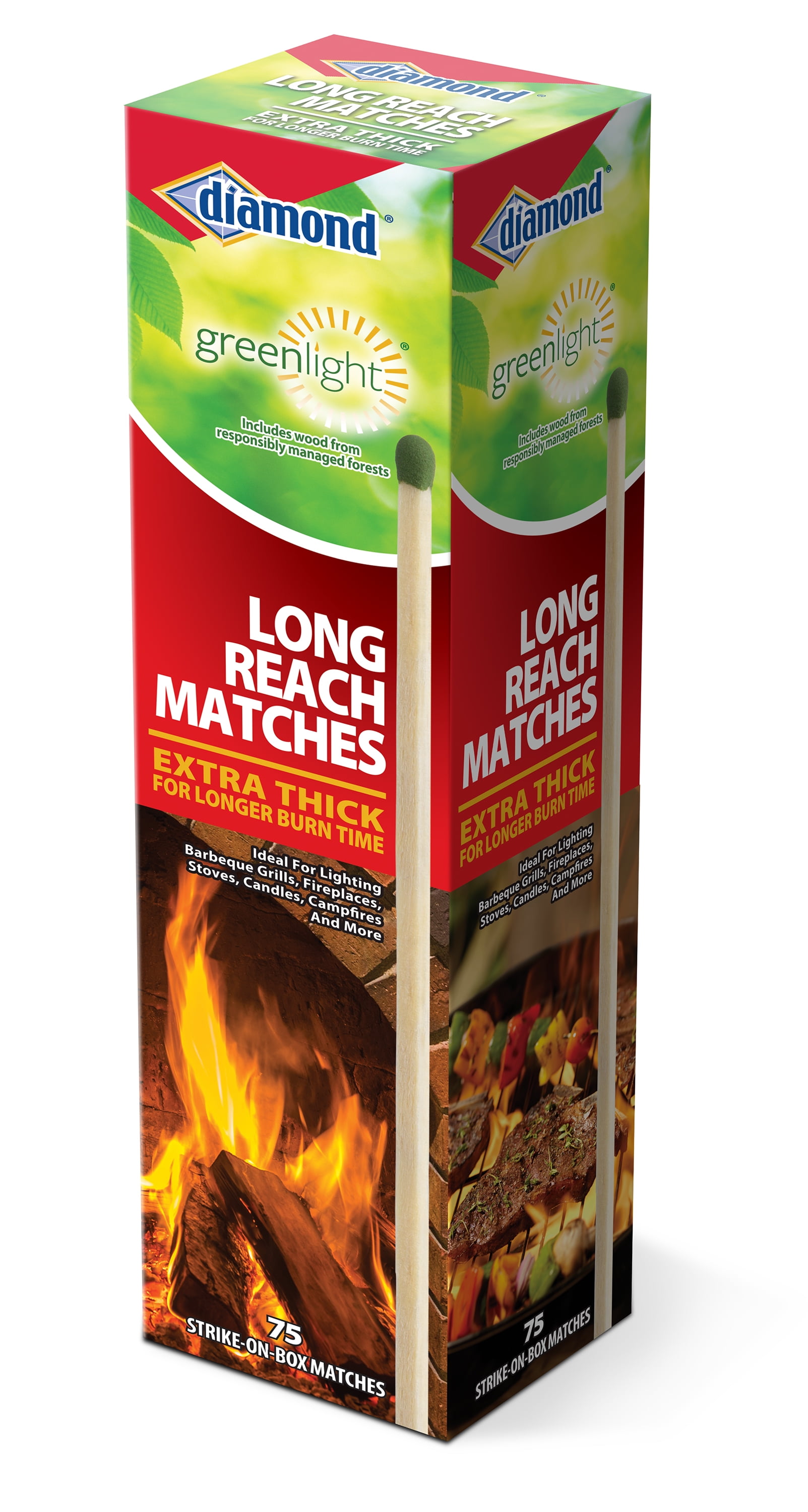 225 Long Burn Time Diamond Matches