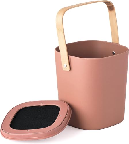 Bamboozle Eco-Friendly Kitchen Compost Bin - Graphite