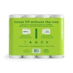 Eco-Friendly Tree-Free Toilet Paper - 24 Double Rolls