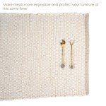 Ivory Eco-Friendly Cotton Chindi Placemats - Set of 6