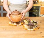 Eco-Friendly Natural Wood Trivets Set of 2