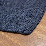 Reversible Jute Braided Eco-Friendly Area Rug