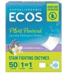 ECOS Lavender Laundry Detergent Sheets - 50 Loads