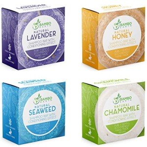 Organic Shampoo and Conditioner Bars - 4 Pack