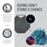 Eco-Friendly Silicone Body Scrubber with Charcoal