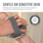 Eco-Friendly Silicone Body Scrubber with Charcoal