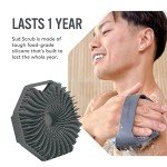 Eco-Friendly Silicone Body Scrubber with Charcoal