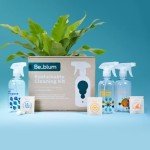 Eco-Friendly Cleaning Kit: 3 Spray Bottles & Tablets