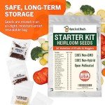 15,000 Non-GMO Heirloom Vegetable Seed Pack