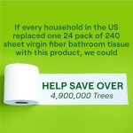 Eco-Friendly 2-Ply Recycled Toilet Paper - 48 Rolls