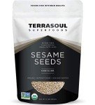 Organic Unhulled Sesame Seeds - 2 Lbs Bag