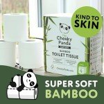 Cheeky Panda Bamboo Toilet Paper - 4 Rolls