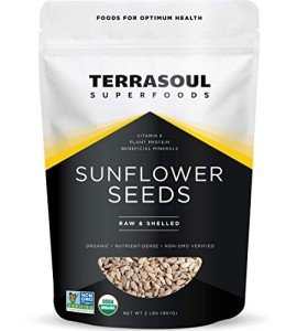 Organic Hulled Sunflower Seeds by Terrasoul, 2 lbs