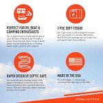 Biodegradable RV Toilet Paper - 8 Rolls