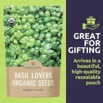 Organic Basil Seeds Variety Pack - 8 Types