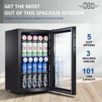 STAIGIS 2.5 Cu.ft Mini Beverage Refrigerator