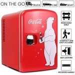 Coca-Cola 4L Mini Fridge for Drinks and Snacks
