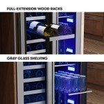 Zephyr 24" Dual Zone Wine and Beverage Fridge