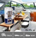 Portable Mini Fridge for 8 Cans - Travel Cooler