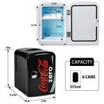 Coca-Cola Zero 4L Portable Mini Fridge