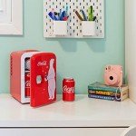Coca-Cola 4L Mini Fridge for Drinks and Snacks