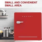 KUPPET Retro Mini Refrigerator Drink Chiller (Red)