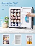 NORTHCLAN 15L Mini Fridge for Drinks & Skincare