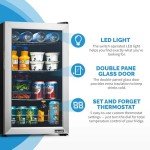 NewAir Compact Drink Fridge with 5 Temperature Settings