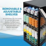 NewAir Compact Drink Fridge with 5 Temperature Settings