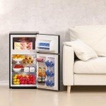 Frestec Mini Fridge with Freezer 3.5 Cu.Ft