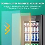 ORYMUSE 17-Inch Mini Beverage Cooler Refrigerator