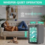 ORYMUSE 17-Inch Mini Beverage Cooler Refrigerator