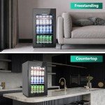 ORYMUSE 17-Inch Mini Beverage Cooler Refrigerator