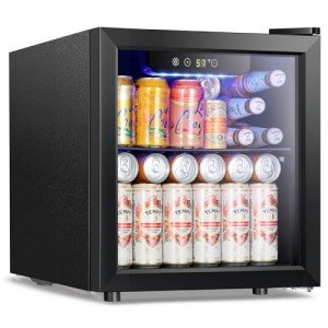 Kismile 1.3 Cu.ft Mini Beverage Cooler