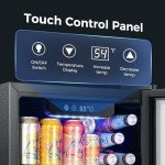 Kismile 1.3 Cu.ft Mini Beverage Cooler