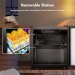 Kismile 1.3 Cu.ft Mini Beverage Cooler